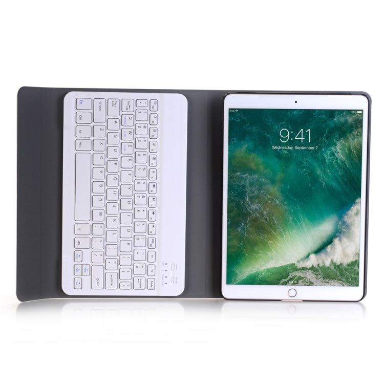 A102 iPad 10.2인치용 초슬림 분리형 블루투스 키보드 가죽 태블릿 케이스 스탠드 기능 포함, 골드, 로즈 골드, 블랙, 다크 블루