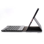 A102 iPad 10.2인치용 초슬림 분리형 블루투스 키보드 가죽 태블릿 케이스 스탠드 기능 포함, 골드, 로즈 골드, 블랙, 다크 블루