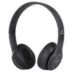 P47 접이식 무선 블루투스 헤드폰 3.5mm 오디오 잭 지원, MP3 / 통화 지원, P47 블랙, P47 블루, P47 레드, P47 화이트, P47 그린