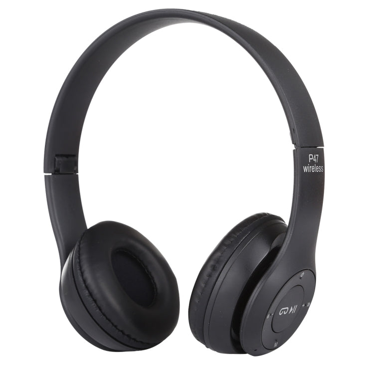 P47 접이식 무선 블루투스 헤드폰 3.5mm 오디오 잭 지원, MP3 / 통화 지원, P47 블랙, P47 블루, P47 레드, P47 화이트, P47 그린