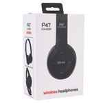 P47 접이식 무선 블루투스 헤드폰 3.5mm 오디오 잭 지원, MP3 / 통화 지원, P47 블랙, P47 블루, P47 레드, P47 화이트, P47 그린