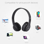 P47 접이식 무선 블루투스 헤드폰 3.5mm 오디오 잭 지원, MP3 / 통화 지원, P47 블랙, P47 블루, P47 레드, P47 화이트, P47 그린
