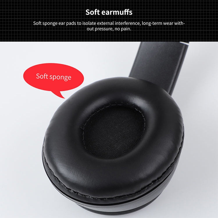 P47 접이식 무선 블루투스 헤드폰 3.5mm 오디오 잭 지원, MP3 / 통화 지원, P47 블랙, P47 블루, P47 레드, P47 화이트, P47 그린