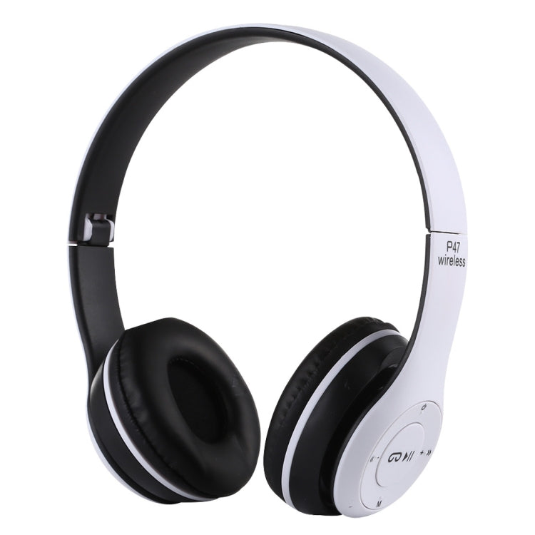 P47 접이식 무선 블루투스 헤드폰 3.5mm 오디오 잭 지원, MP3 / 통화 지원, P47 블랙, P47 블루, P47 레드, P47 화이트, P47 그린