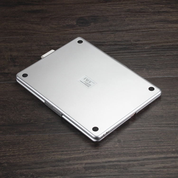 F102AS iPad 10.2인치용 컬러 백라이트 회전식 블루투스 키보드 가죽 태블릿 케이스 펜 슬롯 기능 포함