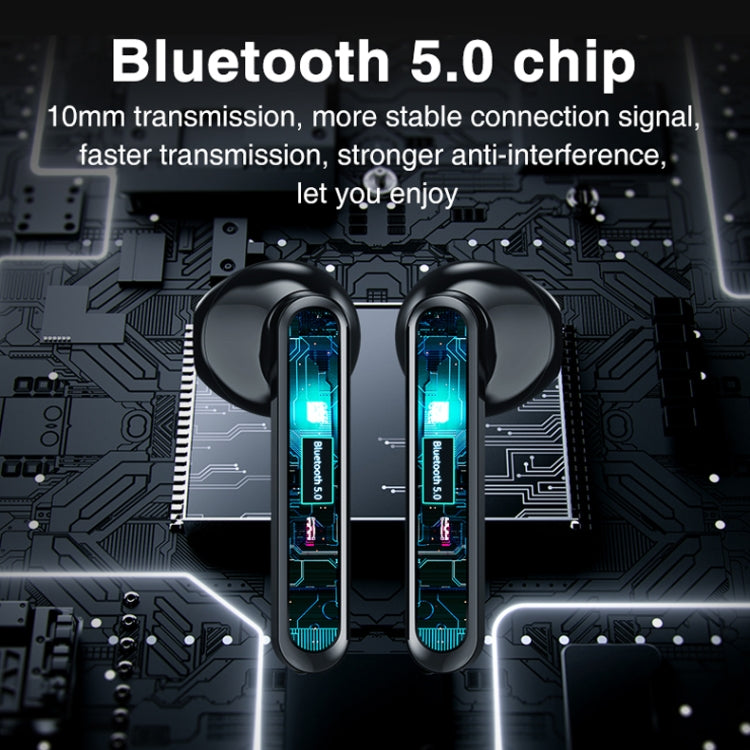 P100pro TWS 블루투스 5.0 터치 무선 블루투스 이어폰 충전 박스 및 LED 스마트 디지털 디스플레이 포함, Siri 및 통화 지원