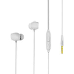 REMAX RM-550 3.5mm 골드 핀 유선 컨트롤 + 마이크 지원 핸즈프리 인이어 스테레오 뮤직 이어폰