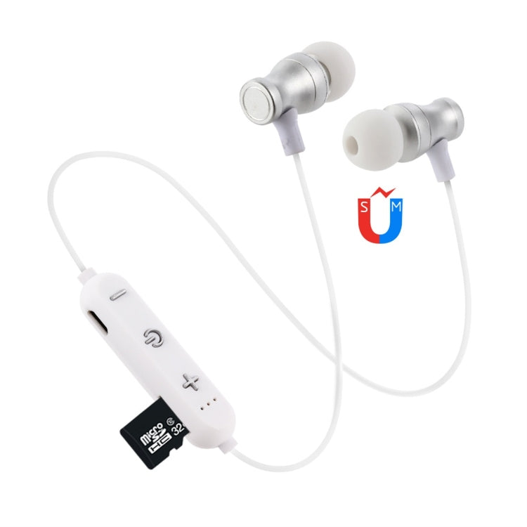 F11 Bluetooth 4.2 Hanging Neck Design Bluetooth Headset, Support Music Play & Switching & Volume Control & Answer