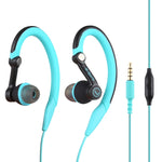 Mucro MB-232 러닝 인이어 스포츠 이어버드 이어후크 유선 스테레오 헤드폰 조깅 및 체육관용