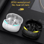awei T35 블루투스 V5.0 진정한 무선 스포츠 게임 듀얼 모드 IPX5 방수 TWS 헤드셋 충전 케이스 포함