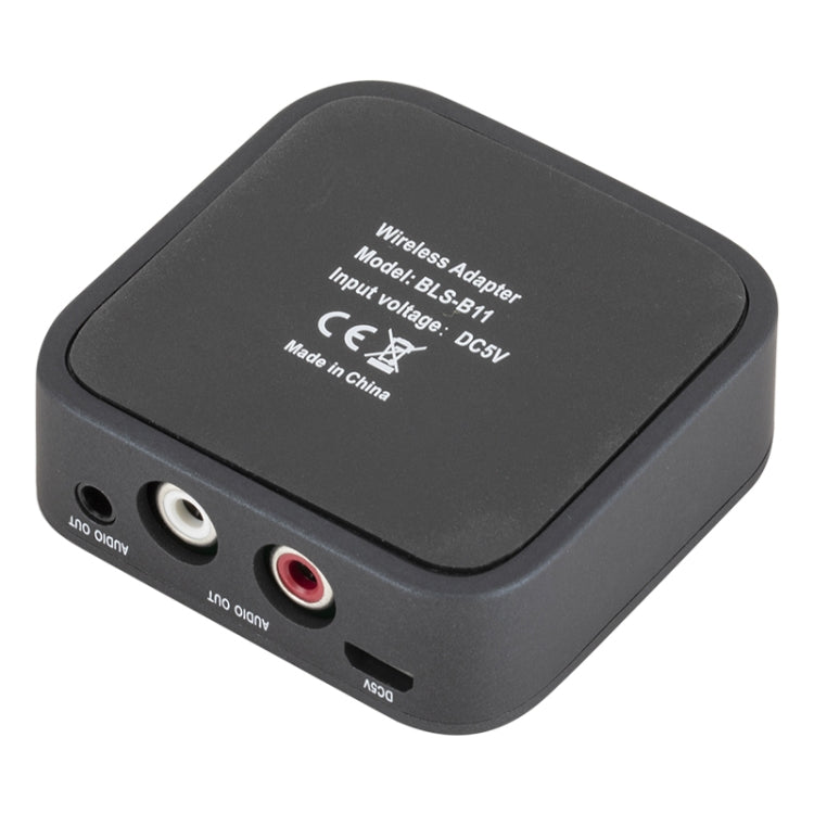 B11 블루투스 5.0 리시버 AUX NFC to 2 x RCA 오디오 어댑터, B11