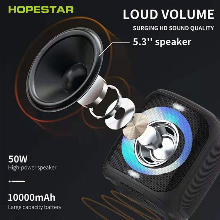 HOPESTAR Party100 블루투스 5.0 휴대용 방수 무선 블루투스 스피커 모바일 충전 기능 포함, Party100(그린)