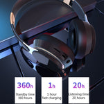 07S Folding Sports Computer Games Wireless Bluetooth V5.0 Headset with Mic