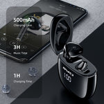 awei T28P 블루투스 V5.0 TWS 진정 무선 스포츠 LED 디스플레이 헤드셋 충전 케이스 포함