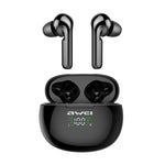 awei T15P 블루투스 V5.0 TWS 진정 무선 스포츠 LED 디스플레이 헤드셋 충전 케이스 포함, T15P