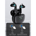 awei T15P 블루투스 V5.0 TWS 진정 무선 스포츠 LED 디스플레이 헤드셋 충전 케이스 포함, T15P