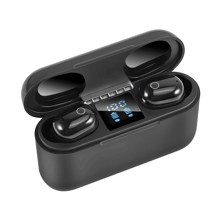 Dt-18 무선 양쪽 귀 블루투스 헤드셋, 2000mAh 충전 케이스 및 터치, 지능형 자석 흡착 충전 지원