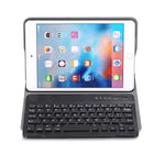 A05 블루투스 3.0 초슬림 ABS 분리형 블루투스 키보드 가죽 태블릿 케이스 iPad mini 5용, 홀더 포함, mini 5용