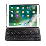 A09 블루투스 3.0 초슬림 ABS 분리형 블루투스 키보드 가죽 태블릿 케이스 iPad Air / Pro 10.5인치 (2019)용, 홀더 포함