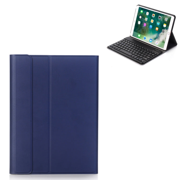A09 블루투스 3.0 초슬림 ABS 분리형 블루투스 키보드 가죽 태블릿 케이스 iPad Air / Pro 10.5인치 (2019)용, 홀더 포함