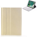 A09 블루투스 3.0 초슬림 ABS 분리형 블루투스 키보드 가죽 태블릿 케이스 iPad Air / Pro 10.5인치 (2019)용, 홀더 포함