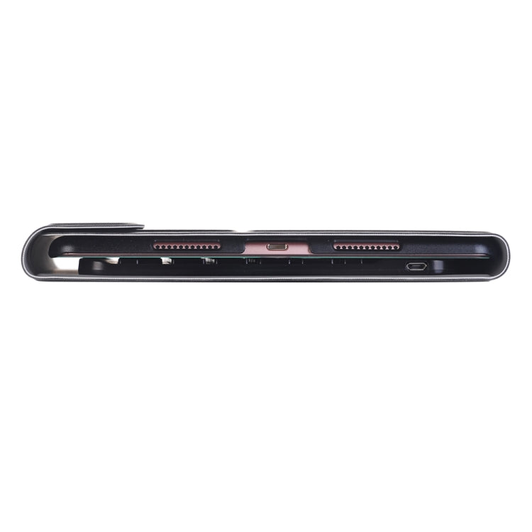 A09 블루투스 3.0 초슬림 ABS 분리형 블루투스 키보드 가죽 태블릿 케이스 iPad Air / Pro 10.5인치 (2019)용, 홀더 포함
