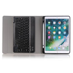 A09B 블루투스 3.0 초슬림 ABS 분리형 블루투스 키보드 가죽 태블릿 케이스 iPad Air / Pro 10.5인치 (2019)용, 펜 슬롯 및 홀더 포함