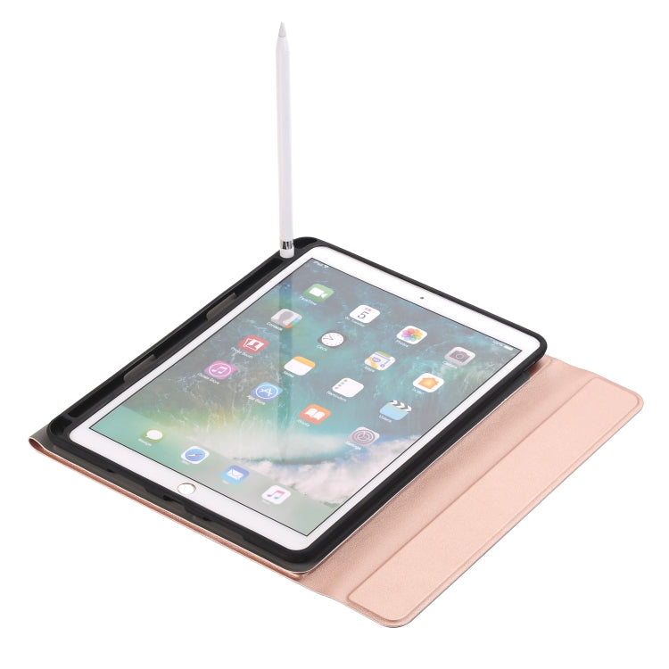 A09B 블루투스 3.0 초슬림 ABS 분리형 블루투스 키보드 가죽 태블릿 케이스 iPad Air / Pro 10.5인치 (2019)용, 펜 슬롯 및 홀더 포함