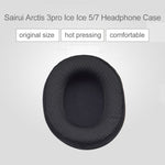 Steelseries Arctis 3 Pro / Ice 5 / Ice 7 헤드폰용 1쌍 가죽 스펀지 보호 케이스 (화이트), IP6D2519A, IP6D2519B, IP6D2519C, IP6D2519D, IP6D2519E, IP6D2519F