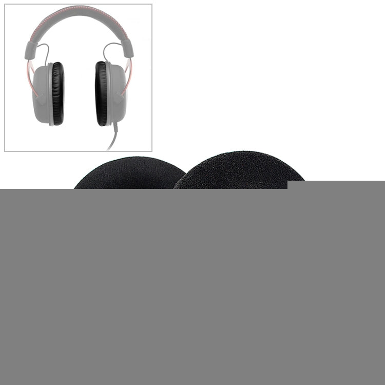킹스톤 KHX-HSCP / HyperX Cloud II 헤드폰 쿠션 플란넬 레드 네트 스폰지 커버 이어머프 교체용 이어패드 2개, 킹스톤 KHX-HSCP HyperX Cloud II(플란넬 레드)
