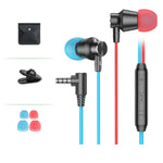 Langsdom V7T 3.5mm 유선 인이어 게이밍 이어폰, 3.5mm