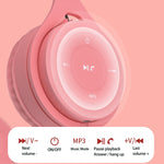 Y08 하이파이 사운드 품질 마카롱 블루투스 헤드셋, 통화 및 TF 카드, 3.5mm AUX 지원
