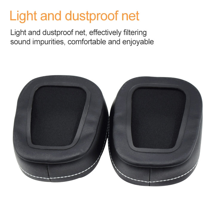 DENON AH-D600 / AH-D7100용 2개입 부드러운 스폰지 이어폰 보호 커버 이어머프, DENON AH-D600용(블랙 화이트), DENON AH-D600용(블랙 브라운)