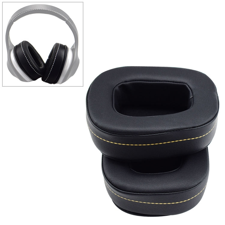 DENON AH-D600 / AH-D7100용 2개입 부드러운 스폰지 이어폰 보호 커버 이어머프, DENON AH-D600용(블랙 화이트), DENON AH-D600용(블랙 브라운)