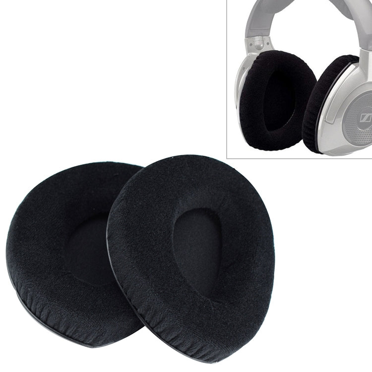 Sennheiser RS160 / 170 / HDR170 / 180 / 160용 2개입 플란넬 이어폰 쿠션 커버 이어머프 교체용 이어패드, 버클 없음, 플란넬