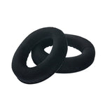 Sennheiser HD515 / HD555 / HD595 / HD598 / HD558 / PC360용 2개입 플란넬 이어폰 쿠션 커버 이어머프 교체용 이어패드, 톤 튜닝 코튼 포함, 벨벳 블랙, 벨벳 브라운