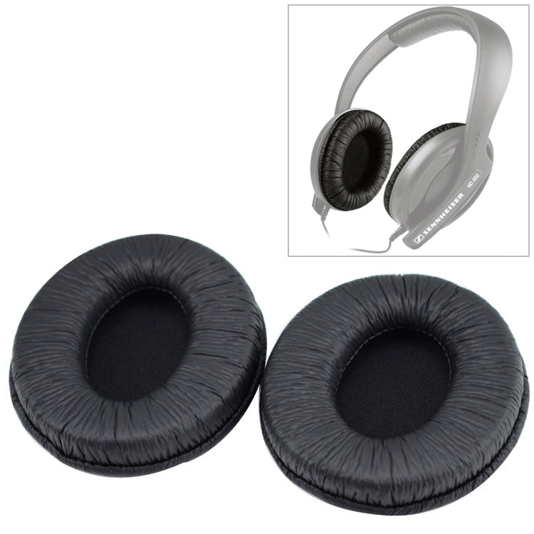 Sennheiser HD202 / HD212 / HD437 / HD447 / HD457 / HD497 헤드폰 쿠션 스폰지 커버 이어머프 교체용 이어패드 2개, Sennheiser HD202 / HD212용