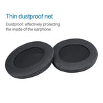Sennheiser HD202 / HD212 / HD437 / HD447 / HD457 / HD497 헤드폰 쿠션 스폰지 커버 이어머프 교체용 이어패드 2개, Sennheiser HD202 / HD212용