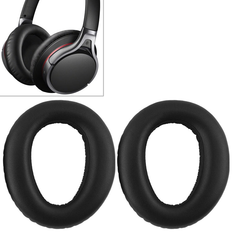 Sony MDR-10RBT / MDR-10RNC / MDR-10R용 카드 버클 포함 스폰지 헤드폰 보호 케이스 2개