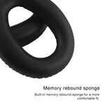 Sony MDR-10RBT / MDR-10RNC / MDR-10R용 카드 버클 포함 스폰지 헤드폰 보호 케이스 2개