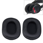 소니 MDR-7506 / MDR-V6 / MDR-CD900ST용 2개 스폰지 헤드폰 보호 케이스, 검정 주름