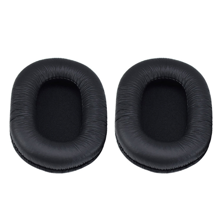 소니 MDR-7506 / MDR-V6 / MDR-CD900ST용 2개 스폰지 헤드폰 보호 케이스, 검정 주름