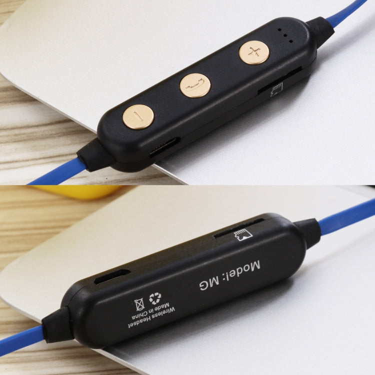 MG-G22 휴대용 스포츠 자기 흡착 블루투스 V5.0 블루투스 헤드폰, TF 카드 지원