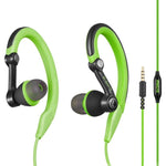 Mucro MB-232 러닝 인이어 스포츠 이어후크 유선 스테레오 헤드폰 조깅 체육관용, 3.5mm