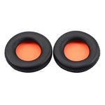 Steelseries Siberia V2 / V1 Frost Blue Orange Net 버전용 2개입 헤드폰 보호 커버 이어머프, 그레이 플란넬 버전, 블랙 플란넬 버전, 오렌지 네트 버전, 그레이 단백질 가죽, 블랙 단백질 가죽