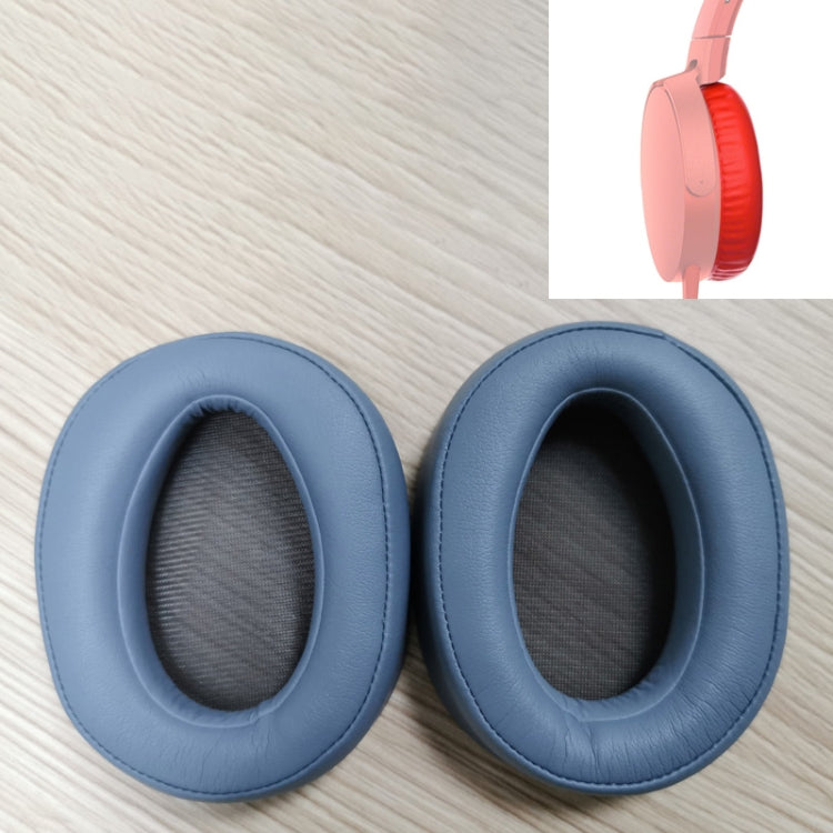 Sony MDR-100ABN / WH-H900N 이어폰 쿠션 커버 이어머프 교체용 이어패드 2개, 메시 포함