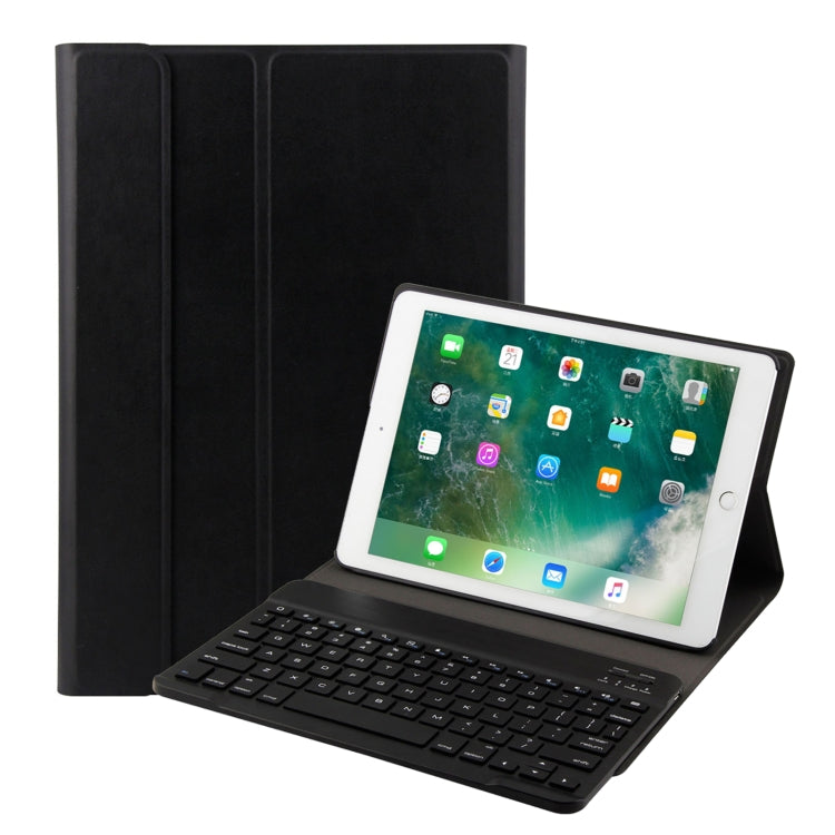 FT-1030 블루투스 3.0 ABS 브러시드 텍스처 키보드 + 스킨 텍스처 가죽 태블릿 케이스 for iPad Air / Air 2 / iPad Pro 9.7인치, 3단계 각도 조절 / 자석 / 슬립 기능, FT-1030D