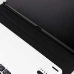 FT-1039B 분리형 블루투스 3.0 알루미늄 합금 키보드 + 램스킨 텍스처 가죽 태블릿 케이스 아이패드 프로 10.5인치 / 아이패드 에어 (2019)용, 발수 / 3단 각도 조절 / 자석 / 절전 기능 포함, FT-1039B