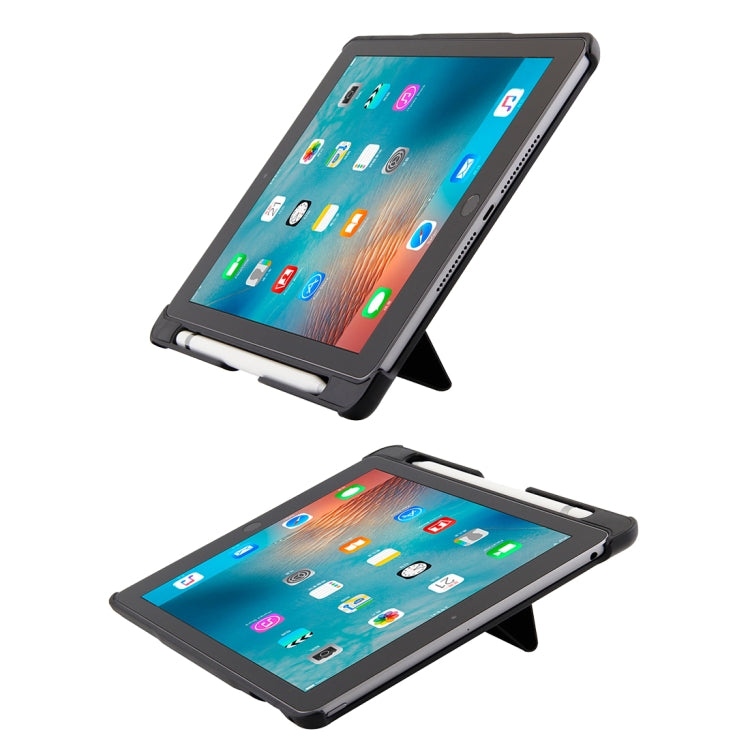 T-201 분리형 블루투스 3.0 초슬림 키보드 + 램스킨 텍스처 가죽 태블릿 케이스 for iPad Air / Air 2 / iPad Pro 9.7인치, 다중 각도 조절 지원, T-201