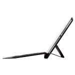 T-201 분리형 블루투스 3.0 초슬림 키보드 + 램스킨 텍스처 가죽 태블릿 케이스 for iPad Air / Air 2 / iPad Pro 9.7인치, 다중 각도 조절 지원, T-201